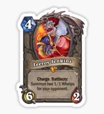 leeroy Sticker