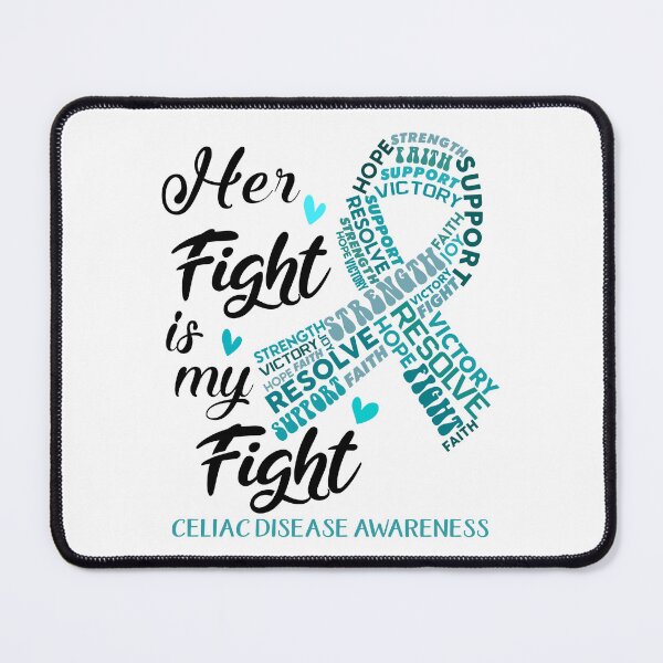 Item preview, Celiac Disease Warrior, Her Fight is my Fight Celiac Disease Awareness designed and sold by Greggwillard.