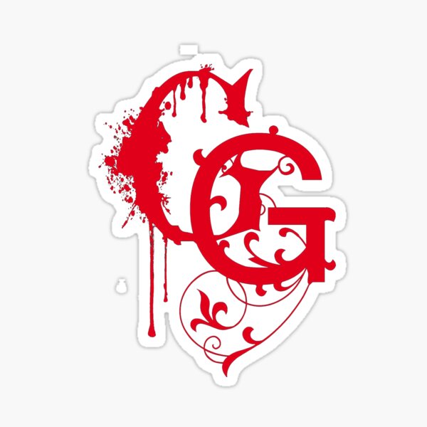 GG logo Sticker