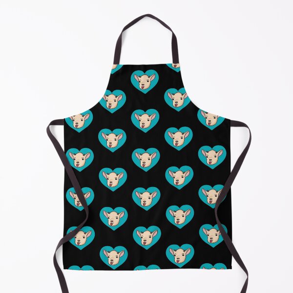 Item preview, Funny Goat Blue Heart designed and sold by Mochi-Merch.
