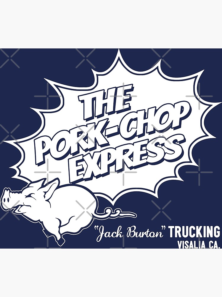 "The Pork Chop Express" Poster for Sale by LightningDes Redbubble
