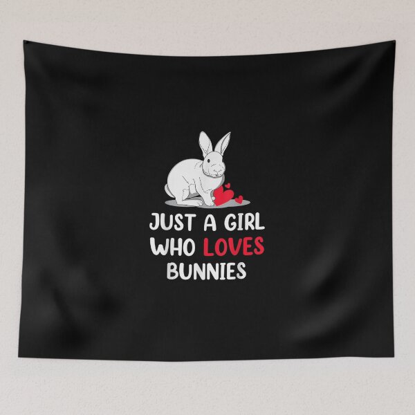 Item preview, Just A Girl Who Love Bunnies Cute Easter Day Girls designed and sold by RachelCine.
