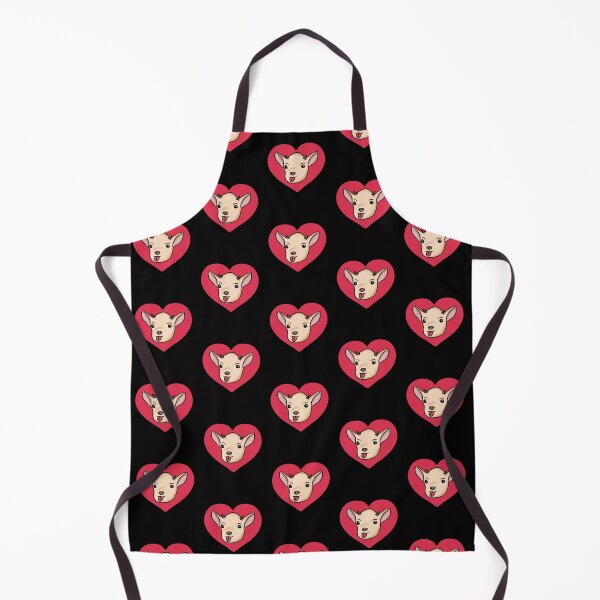 Item preview, Funny Goat Red Heart designed and sold by Mochi-Merch.