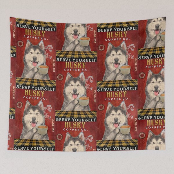 Item preview, Cute Coffee Husky Dog Barista Funny Saying designed and sold by Douglafa.