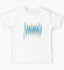 Cool Blue Abstract Kids Tee