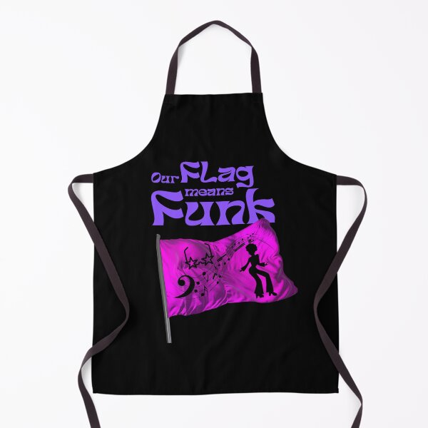 Item preview, Our Flag Means Funk Fantasy Purple Letters Black Characters T-Shirt designed and sold by podguy.