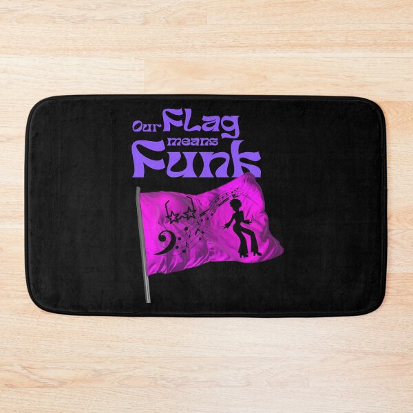 Item preview, Our Flag Means Funk Fantasy Purple Letters Black Characters T-Shirt designed and sold by podguy.