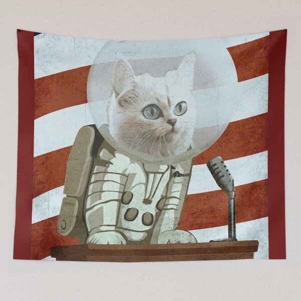 Item preview, Astronaut Cat designed and sold by Margarita Luckey.