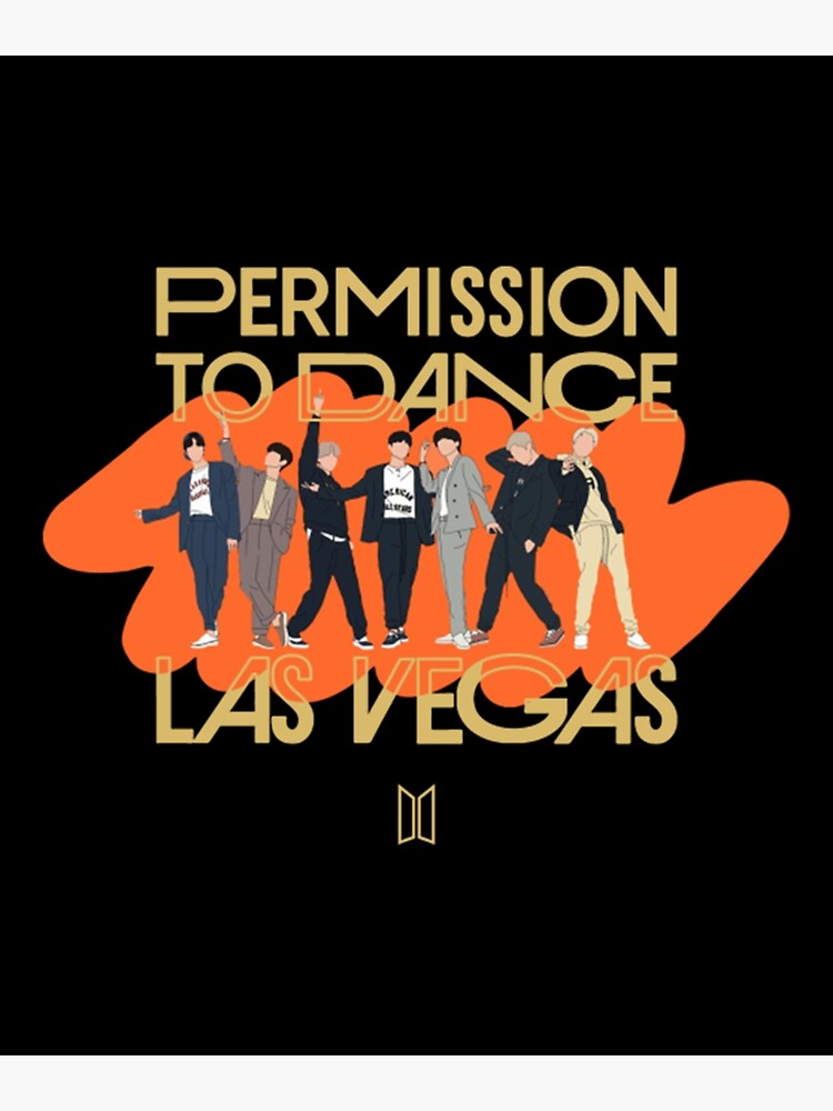 "Permission To Dance On Stage Las Vegas BTS" Poster For Sale By ...