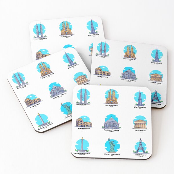 Item preview, Dream Places to Travel to around the World designed and sold by Happybearbear.