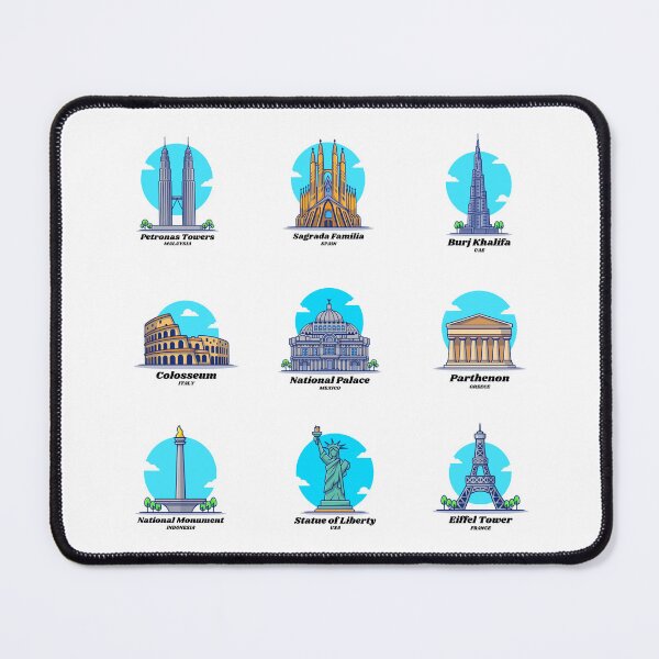 Item preview, Dream Places to Travel to around the World designed and sold by Happybearbear.
