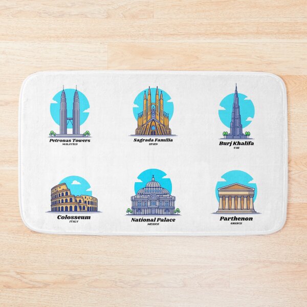 Item preview, Dream Places to Travel to around the World designed and sold by Happybearbear.