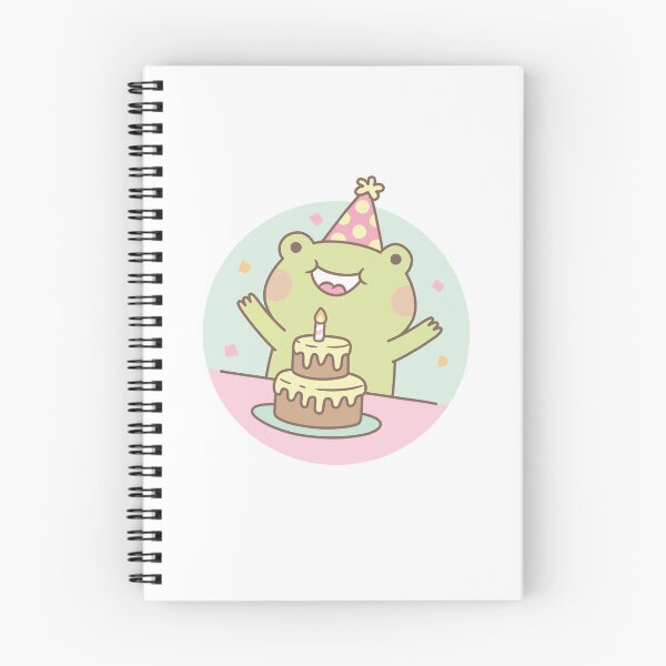 Item preview, Cute Frog Happy Birthday designed and sold by rustydoodle.
