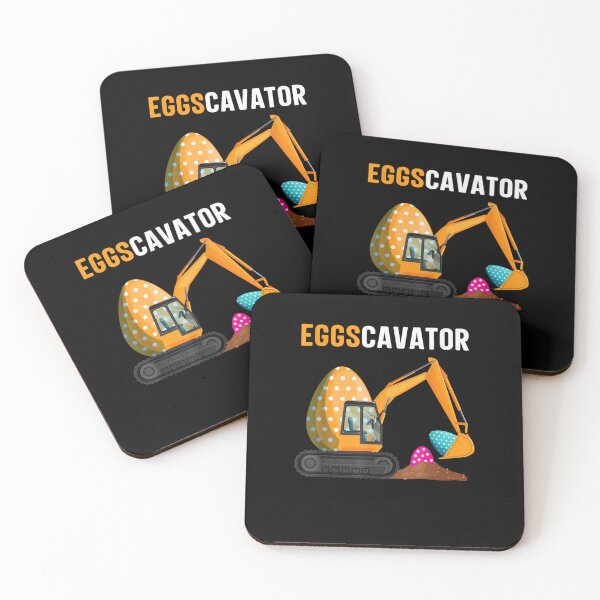 Item preview, Eggscavator Excavator Equipment Funny Easter Egg Hunting designed and sold by RachelCine.