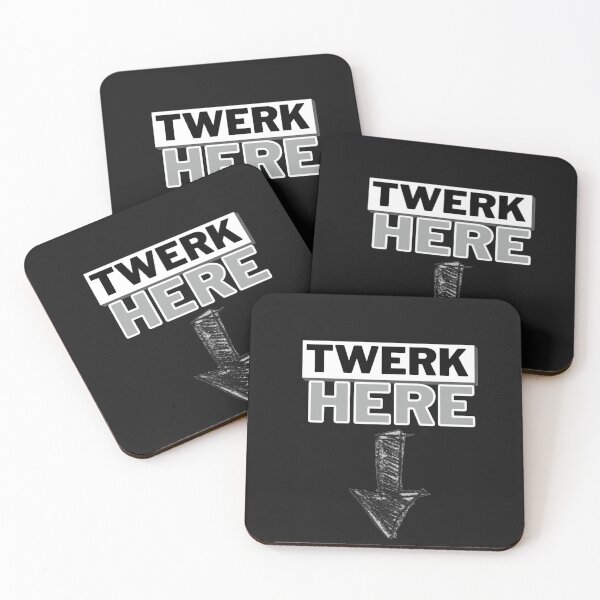 Item preview, Twerk here designed and sold by shoppingkamal.