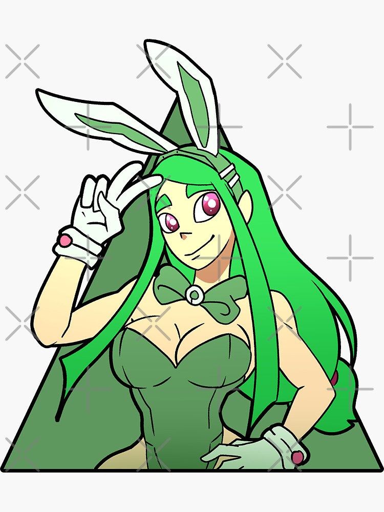 Thumbnail 3 of 3, Sticker, Bunny Girl Daniah designed and sold by Alicaido.