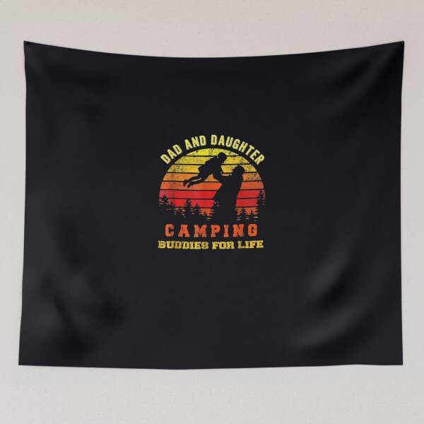 Item preview, Dad and daughter camping buddies for life designed and sold by DeannaMarks.