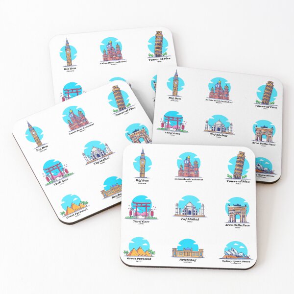 Item preview, Dream Places to Travel around the World designed and sold by Happybearbear.