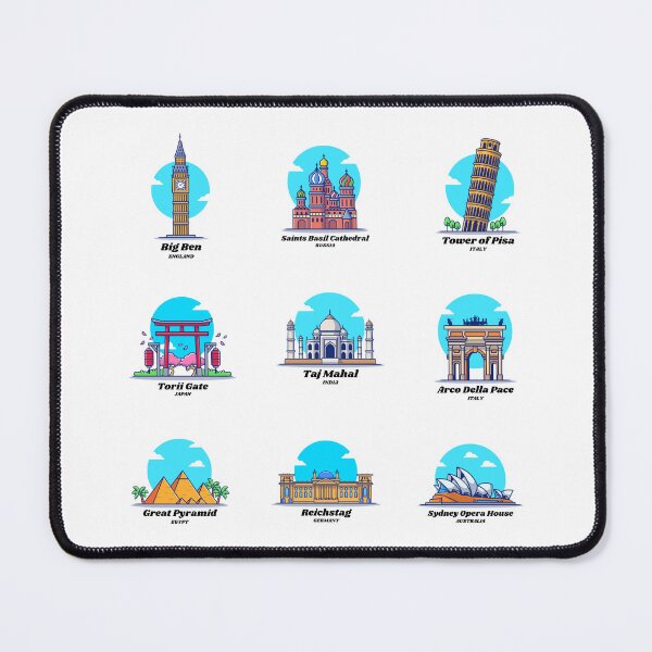 Item preview, Dream Places to Travel around the World designed and sold by Happybearbear.