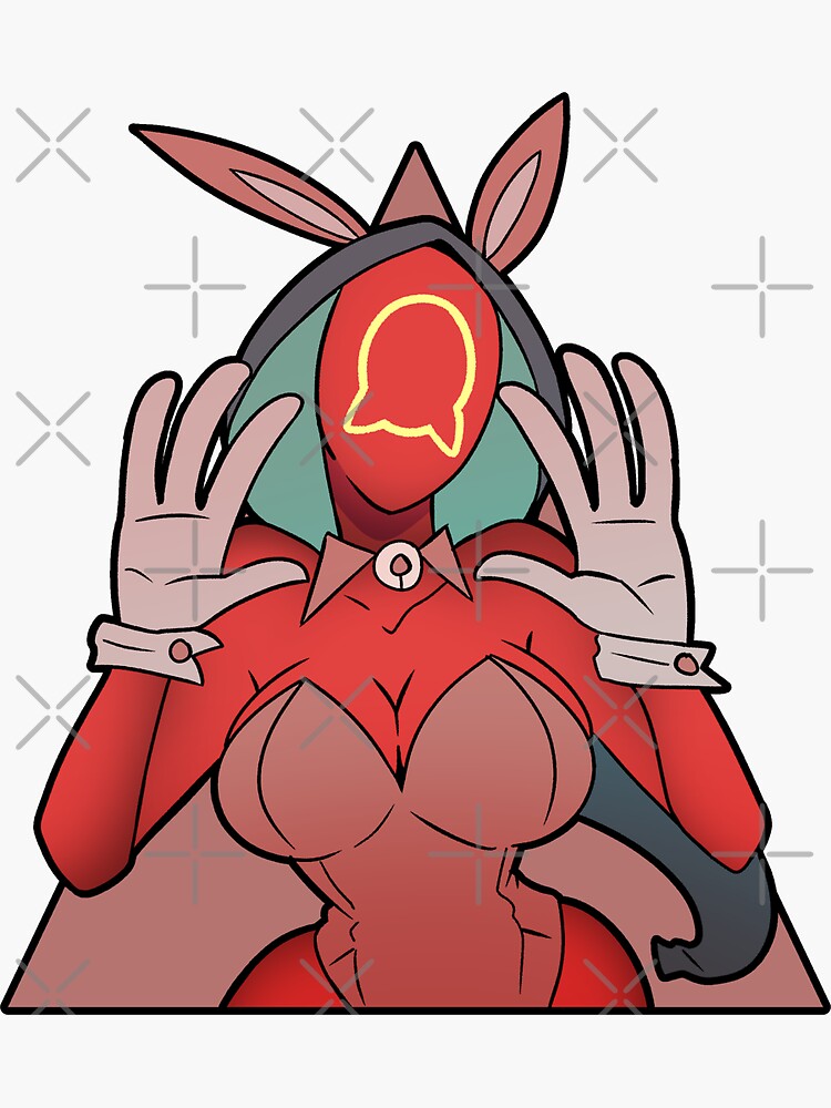 Thumbnail 3 of 3, Sticker, Bunny Girl Molton designed and sold by Alicaido.