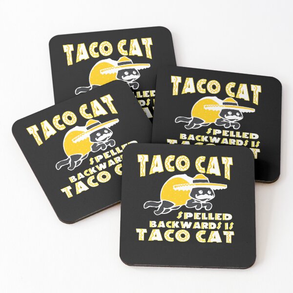 Aperçu de l'œuvre Adulte-Taco-Cat-Spelled-Backwards-is-Taco-Cat-T-Shirt créée et vendue par BurgmeierDrake.