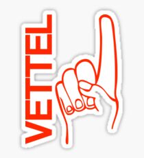 Sebastian Vettel 5 finger Sticker