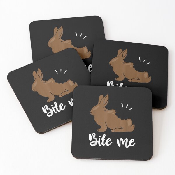 Item preview, Bite Me Bunny Rabbit Chocolate Funny Easter designed and sold by RachelCine.