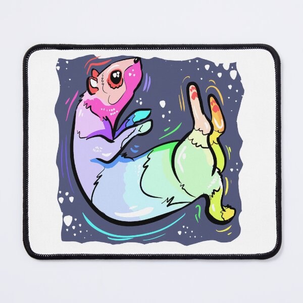 Item preview, Rainbow Ferret  designed and sold by MyManyMonsters.