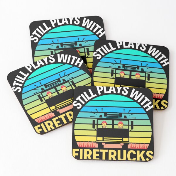 Item preview, Still Plays With Firetrucks | I Love Fire Trucks | Funny Gifts For Kids designed and sold by chetan786.