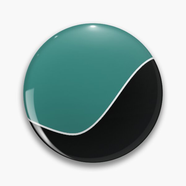 Item preview,  PLAIN SOLID Celadon GREEN AND BLACK TWO TONE RETRO WAVE PATTERN designed and sold by ozcushions.