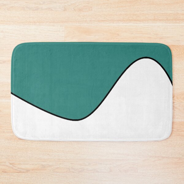 Item preview,   PLAIN SOLID Celadon GREEN AND WHITE TWO TONE RETRO WAVE PATTERN designed and sold by ozcushions.