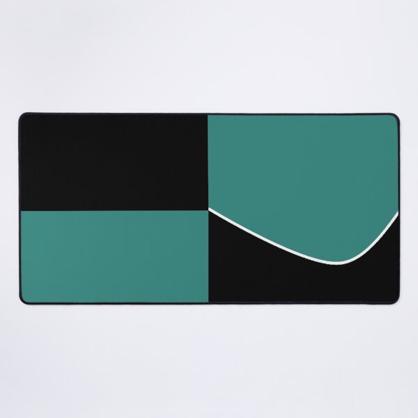 Item preview,  PLAIN SOLID Celadon GREEN AND BLACK TWO TONE RETRO WAVE PATTERN designed and sold by ozcushions.