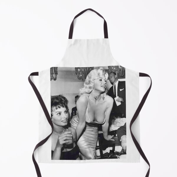 Item preview, Natural Passionate Joy Acting Sexy Beauty Actress Jayne Mansfield Hanging Out With Sophia Loren designed and sold by DebbieConquer.