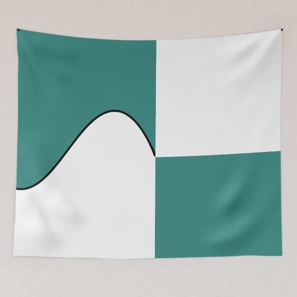 Item preview,   PLAIN SOLID Celadon GREEN AND WHITE TWO TONE RETRO WAVE PATTERN designed and sold by ozcushions.