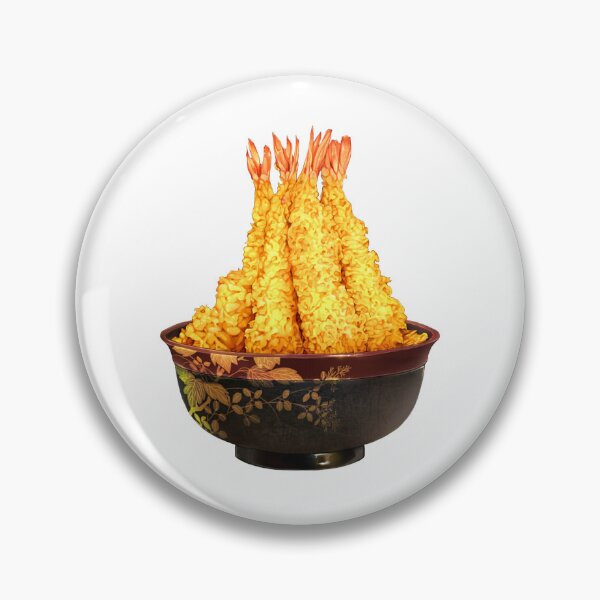 Item preview, Ebi Tempura Rice Bowl designed and sold by Happybearbear.