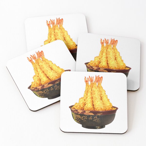 Item preview, Ebi Tempura Rice Bowl designed and sold by Happybearbear.