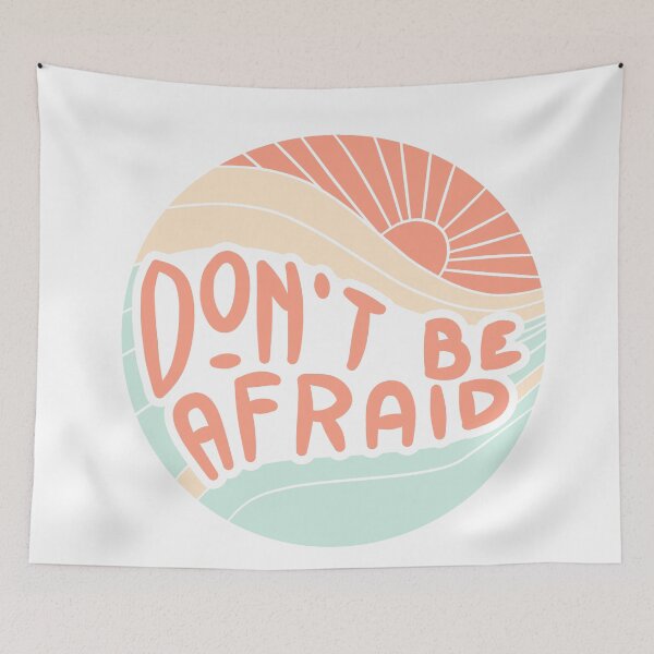 Item preview, don`t be afraid christian sticker designed and sold by Raquel Quintana.