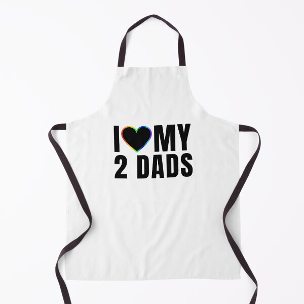 Item preview, I Love My 2 Dads (Rainbow Heart) designed and sold by Stepadoda.