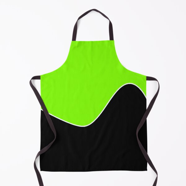 Item preview, PLAIN SOLID CHARTREUSE GREEN AND BLACK TWO TONE RETRO WAVE PATTERN designed and sold by ozcushions.