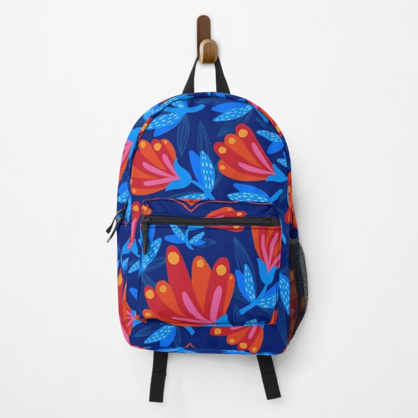 Item preview, flowers on blue designed and sold by reisketcher.