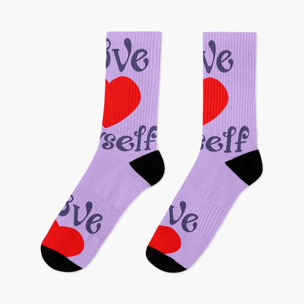 Item preview, Love Thyself Positive Heart Affirmation Phrase designed and sold by MindfulMeta.