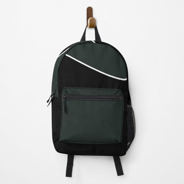 Item preview,  PLAIN SOLID   DARK JUNGLE GREEN AND BLACK TWO TONE RETRO WAVE PATTERN designed and sold by ozcushions.
