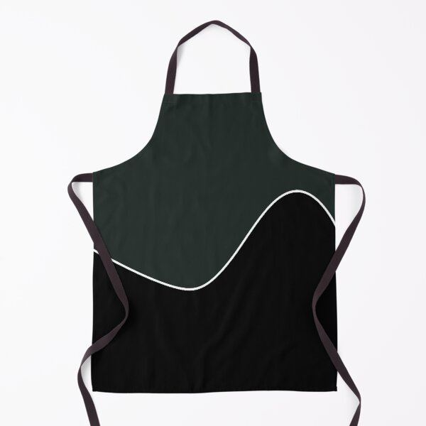 Item preview, PLAIN SOLID DARK JUNGLE GREEN AND BLACK TWO TONE RETRO WAVE PATTERN designed and sold by ozcushions.