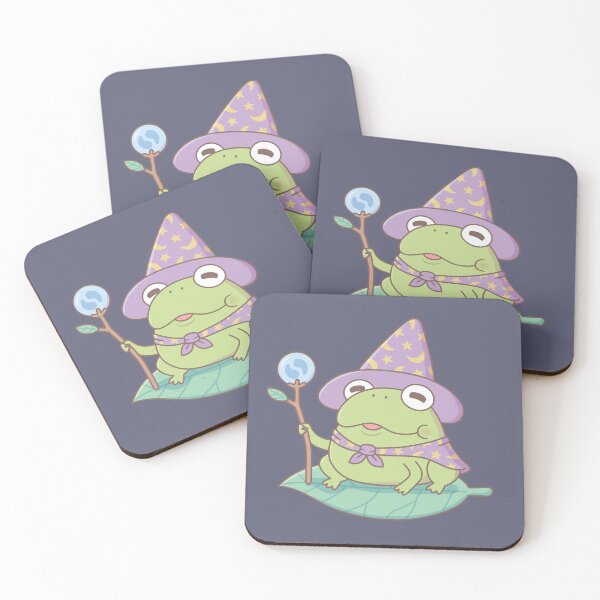 Item preview, Cute Frog Wizard Magician With Magic Staff designed and sold by rustydoodle.