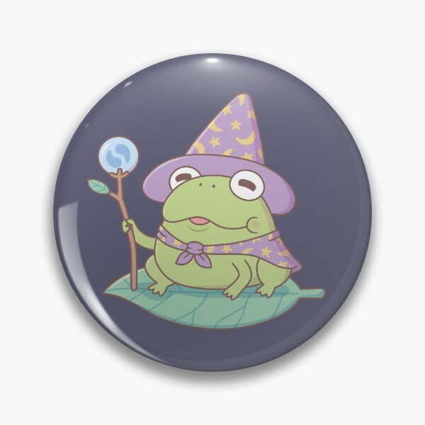 Item preview, Cute Frog Wizard Magician With Magic Staff designed and sold by rustydoodle.