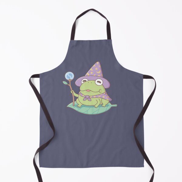 Item preview, Cute Frog Wizard Magician With Magic Staff designed and sold by rustydoodle.