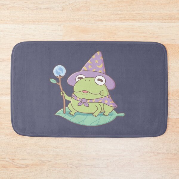 Item preview, Cute Frog Wizard Magician With Magic Staff designed and sold by rustydoodle.