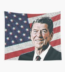 Tela decorativa El presidente patriótico Reagan