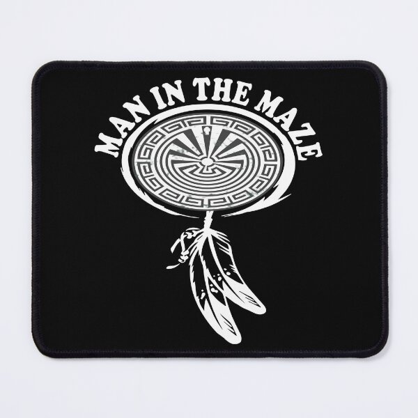 Item preview, Native American Man in the Maze, tohono o'odham designed and sold by mixedshop.