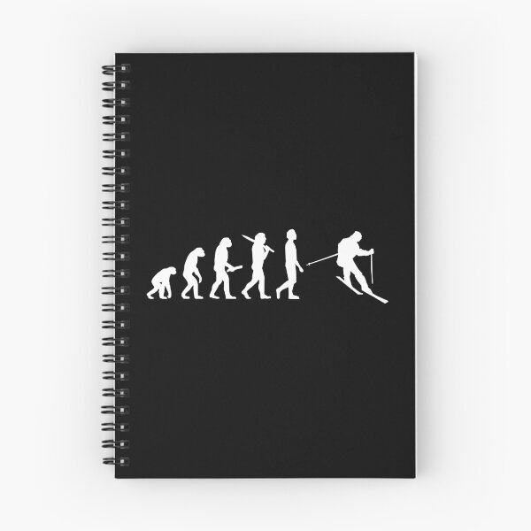Item preview, Skiing Evolution - Funny Skier designed and sold by levintere.
